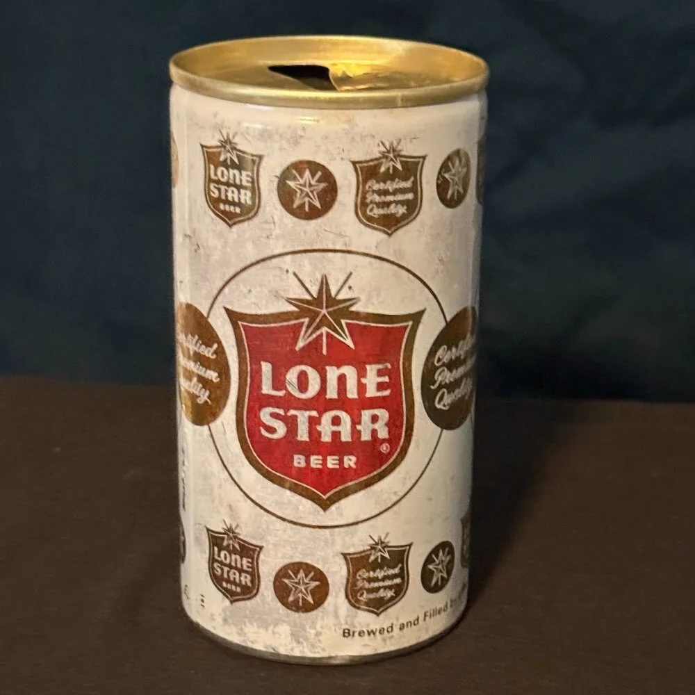 Lone Star Vintage Beer can